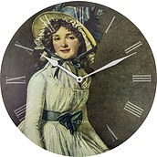Zegar ścienny Portret Pani Sériziat