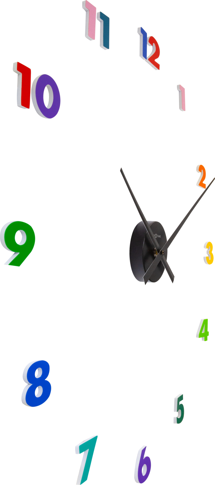 Zegar cienny small hands kolorowy nextime 3074di fabryka form