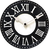 Zegar stołowy London czarny