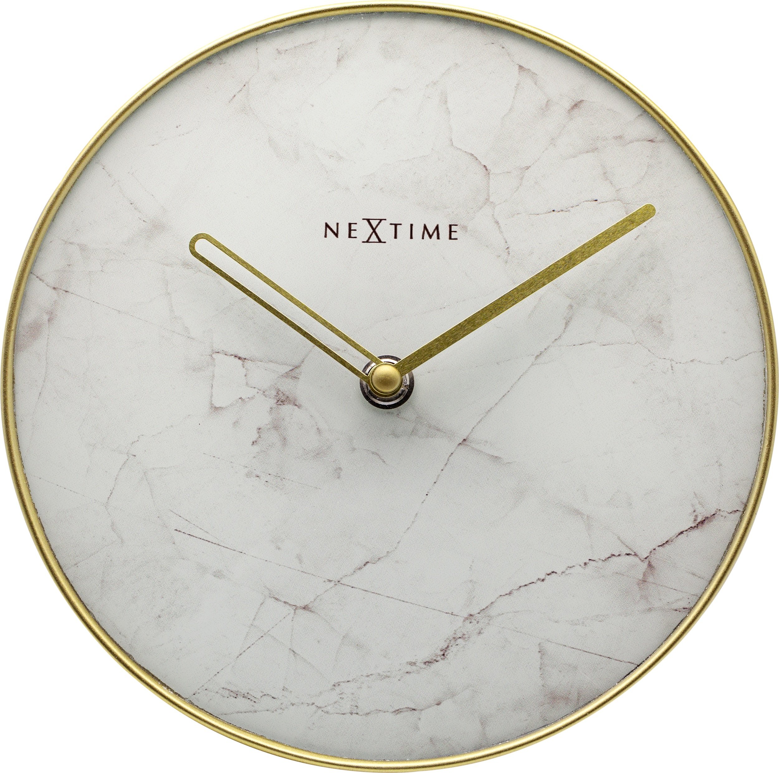 Zegar stołowy Marble Table biały