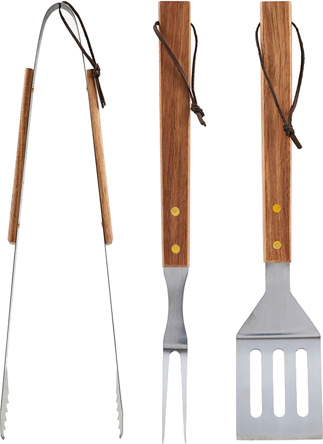 Acacia Set pribora za roštilj Set od 3 dijela