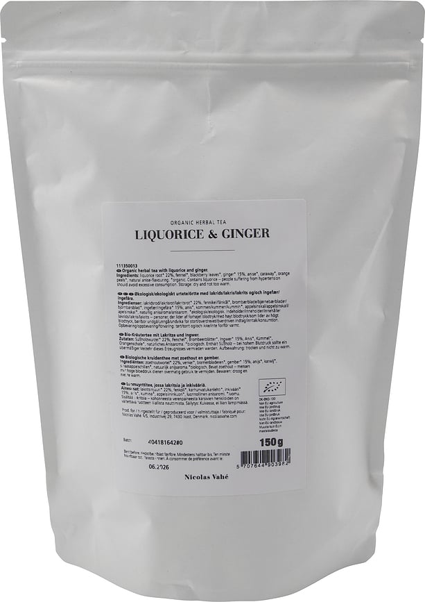 Bylinkový čaj bio Liquorice & Ginger 150 g