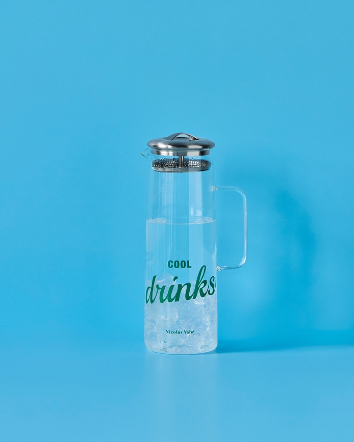 Carafe avec filtre NVStrain 1,5 l, transparente