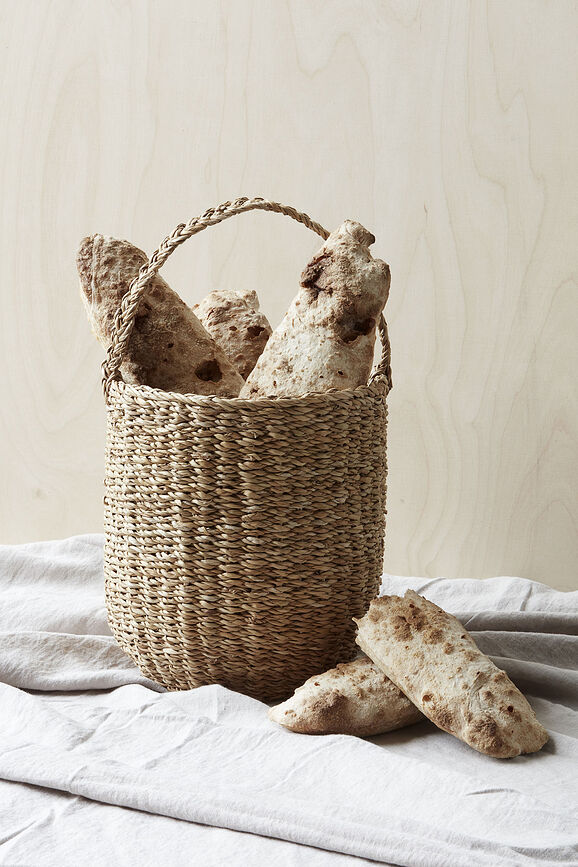 Cesta de hierba marina Use