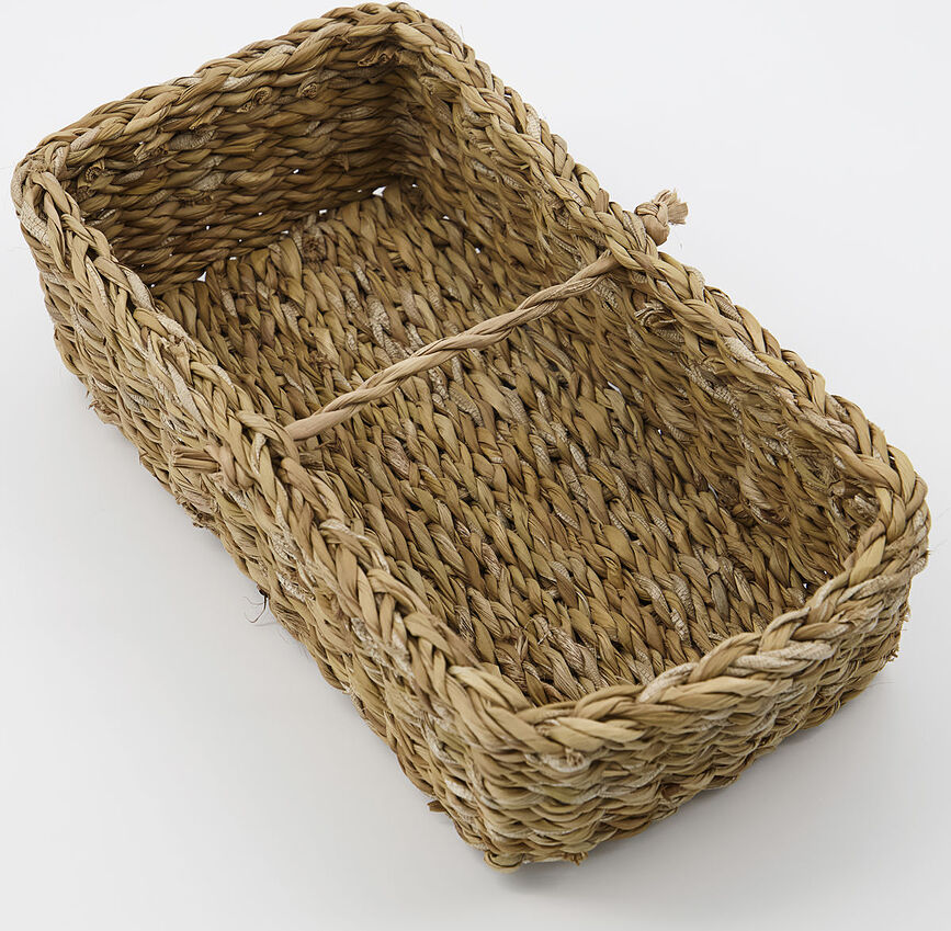 Cesta de almacenamiento de junco marino Naba, 13 cm