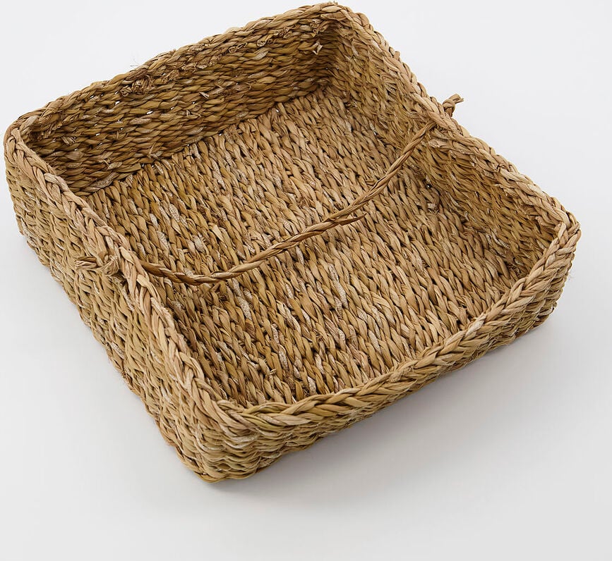 Cesta de almacenamiento de junco marino Naba, 13 cm