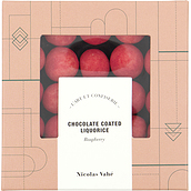 Dulciuri de lemn dulce acoperite cu ciocolată Nicolas Vahe zmeură