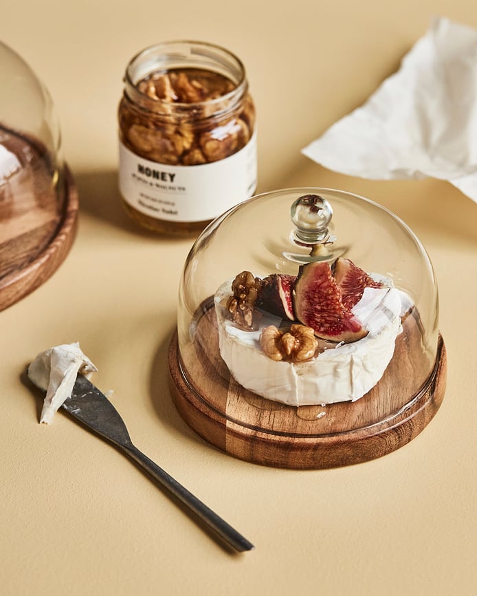 Fromage Deska za serviranje, 13 cm, s pokrovom