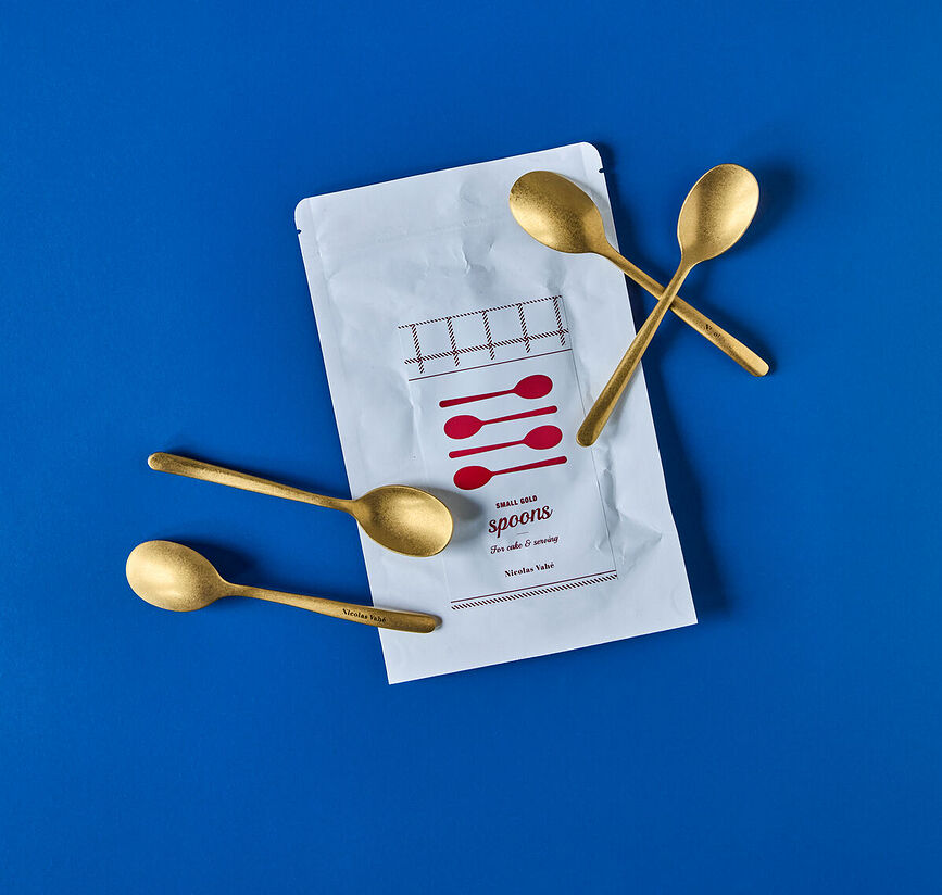 Чайні ложки NVSpoon, античне золото, 4 шт.