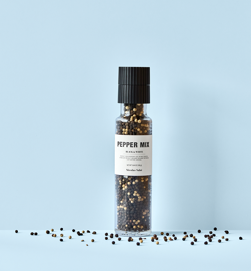 Mezcla de Pimienta, negra y blanca, Nicolas Vahe, 160 g