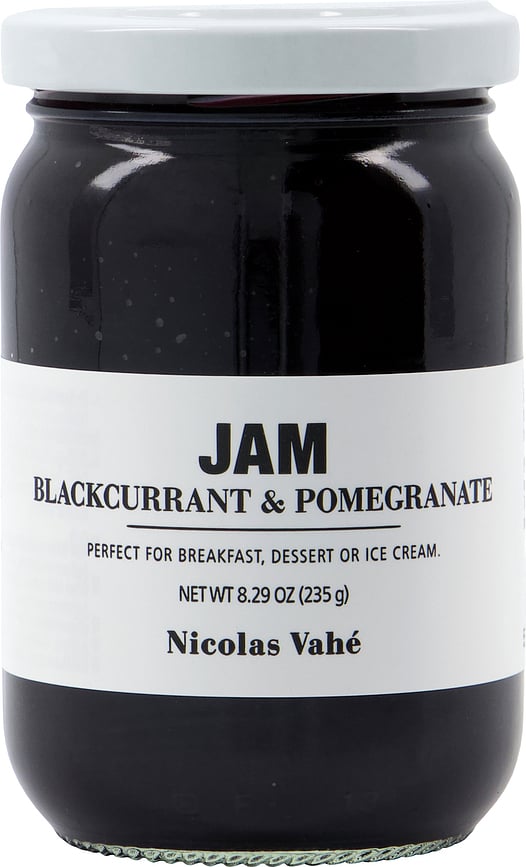 Nicolas Vahe Marmelade Schwarze Johannisbeere und Granatapfel 235 g