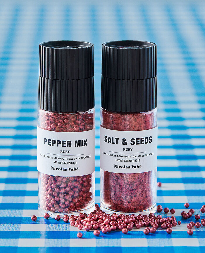 Nicolas Vahe Ruby Salt and Pepper Set, 2 pcs.