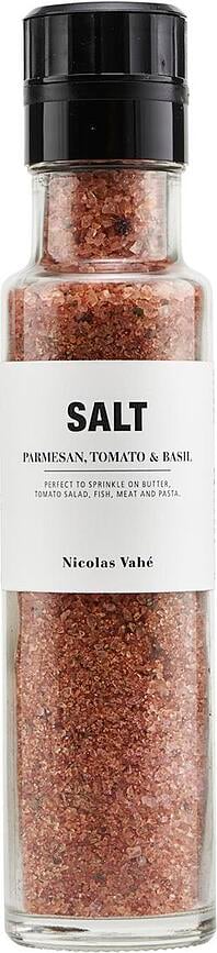 Nicolas Vahe Salz mit Parmesan, Tomaten & Basilikum in Flasche mit Mühle