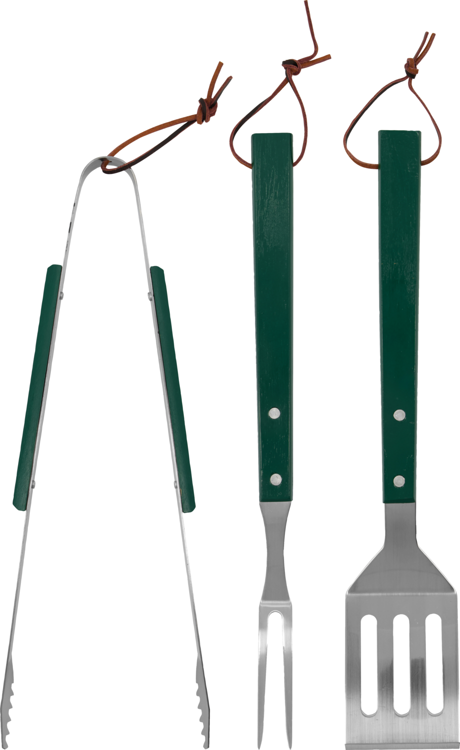 NVBBQ Grillbesteck, grün, 3-teilig