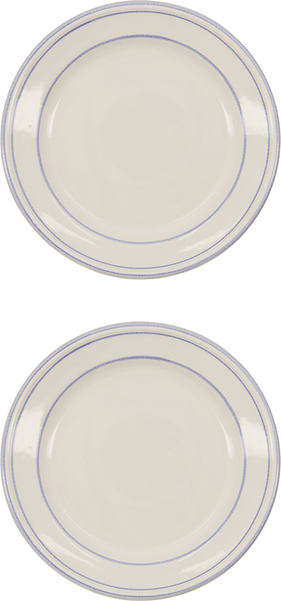 NVBistro Assiettes Plates 21 cm, Lot de 2