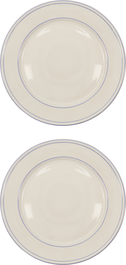 NVBistro Assiettes Plates 27 cm, Lot de 2