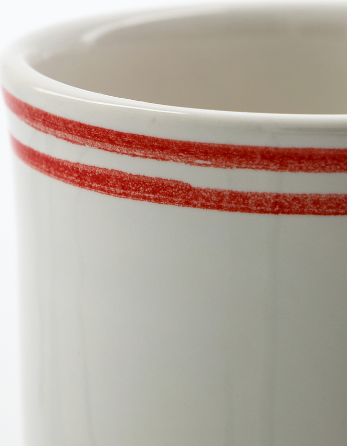 NVBistro Tasses, blanches et bleues, Lot de 2