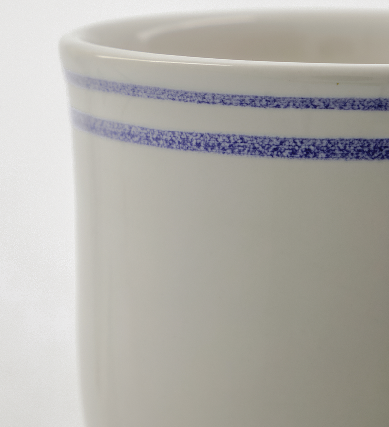 NVBistro Tasses, blanches et bleues, Lot de 2