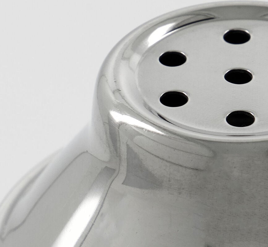 NVShake shaker til saucer, sølv
