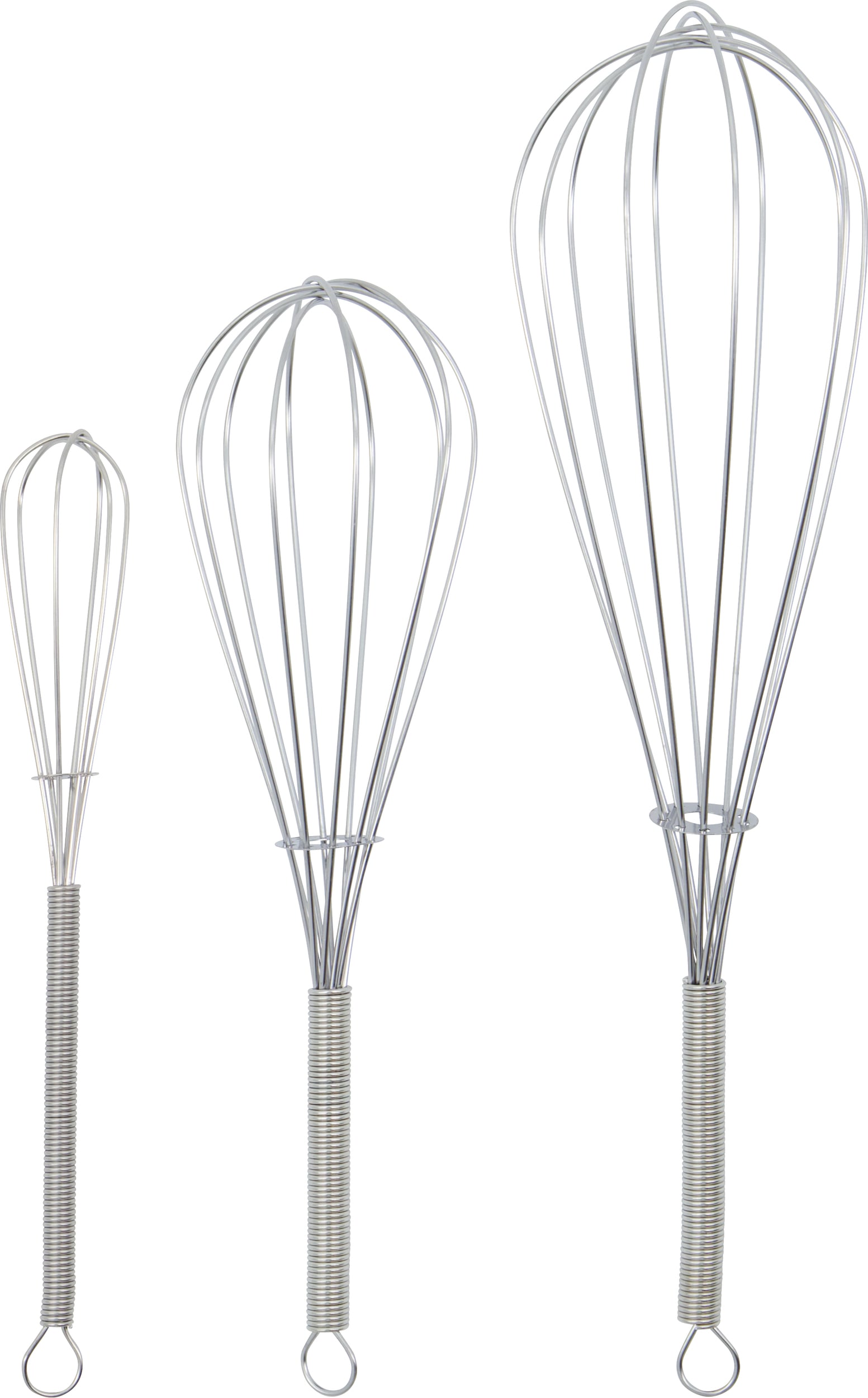 NVWhisk Schneebesen, silber, 3 St.