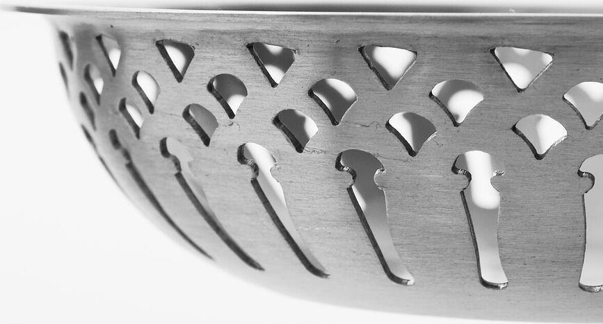 Paniers à pain NVBread, argent antique, lot de 2