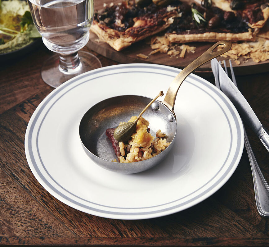 Platos de gres Bistro, 27 cm, 4 unidades