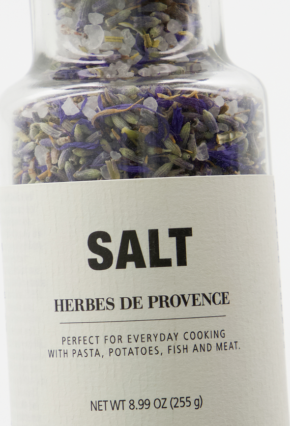 Sal Marina con romero, tomillo y lavanda, Nicolas Vahe, 255 g