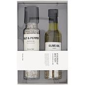 Sól z pieprzem i oliwa Nicolas Vahe w pudełku prezentowym 2 el.