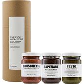 Tapas Collection Tapenade, Pesto und Tomaten-Bruschetta-Paste 3 El.