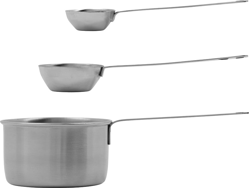 Verres doseurs NVMeasure, argent, lot de 3