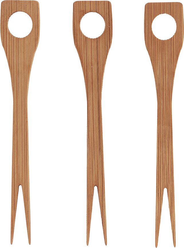 Tenedores de bambú Nicolas Vahe, 12 unidades