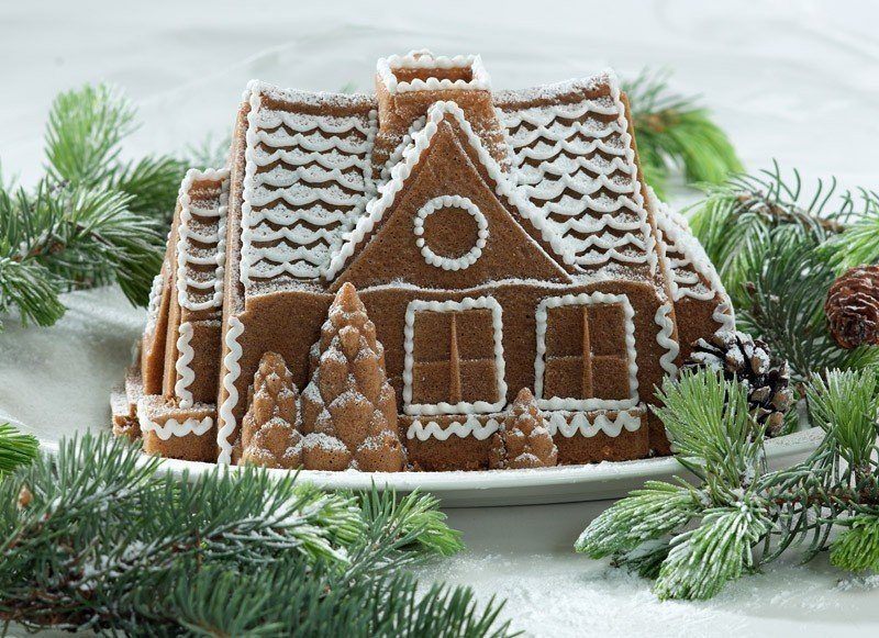 Nordic Ware Backform Gingerbread House Lebkuchenhaus 