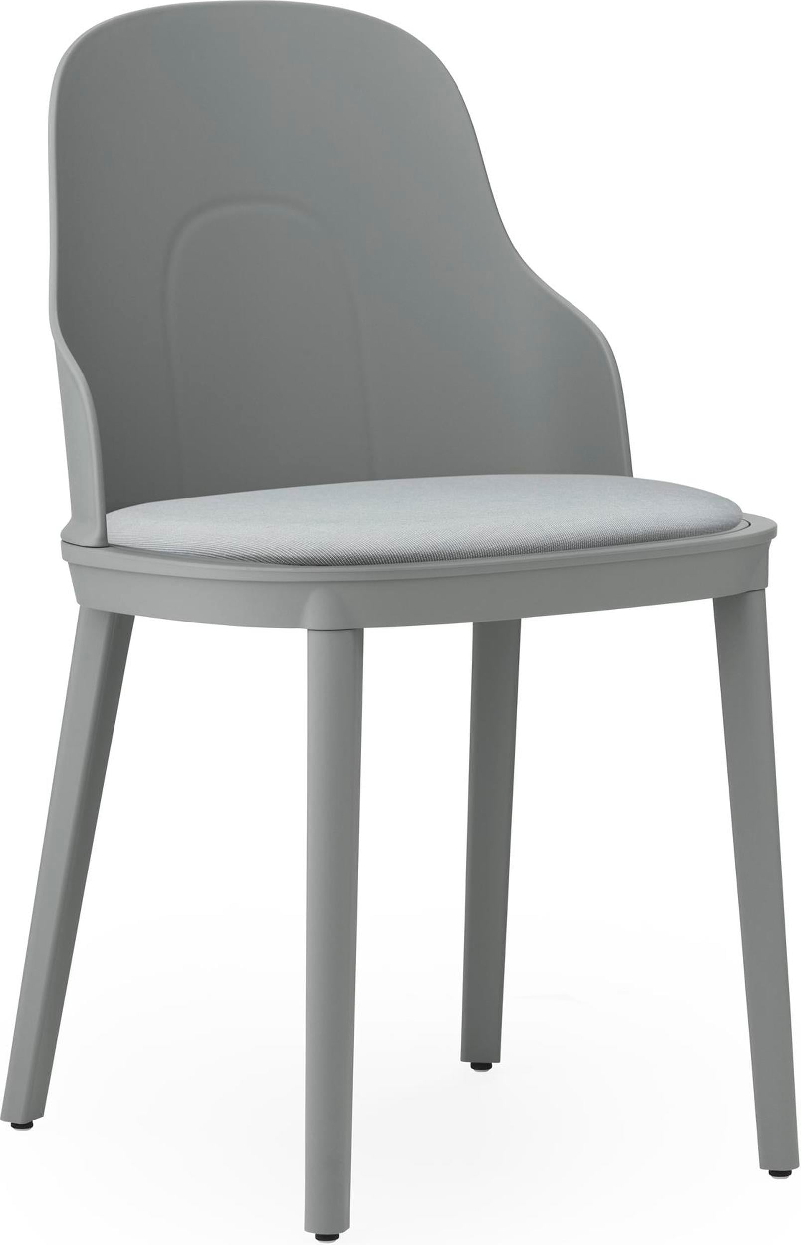 Allez PP Canvas Stuhl grau mit gepolstertem Sitz
