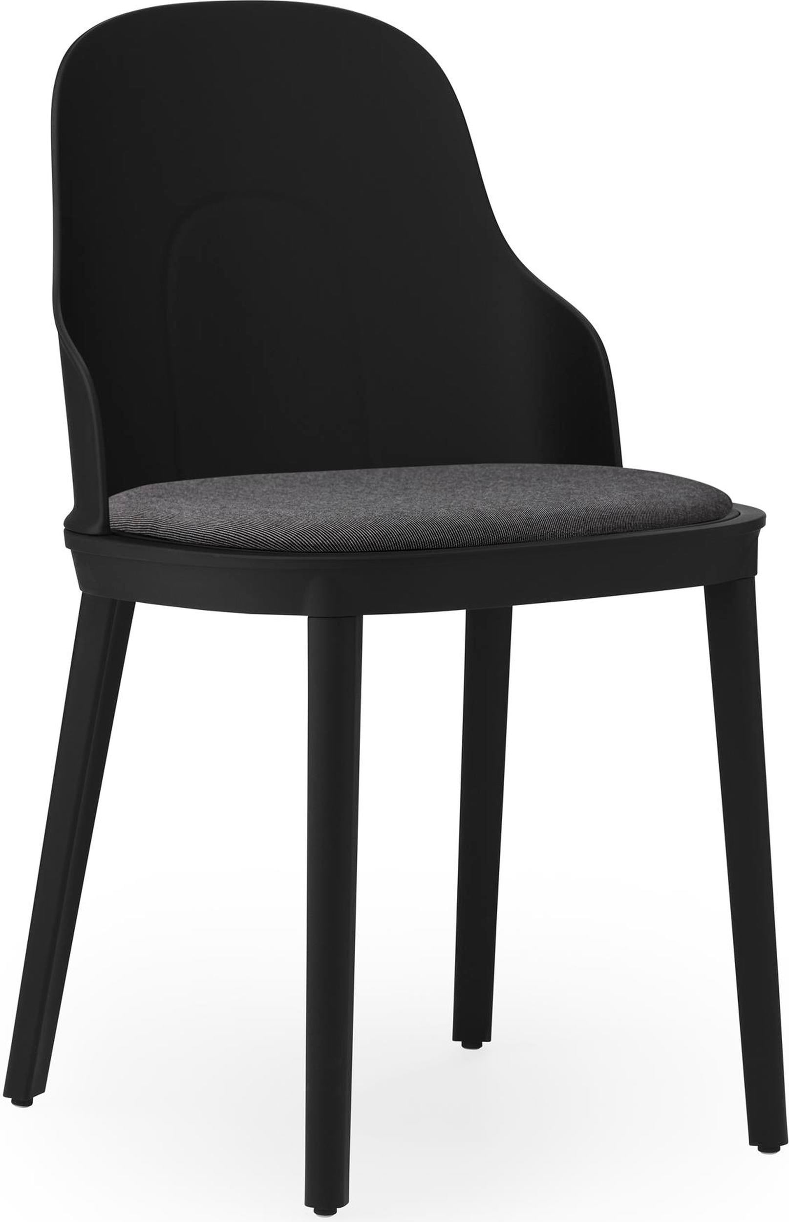 Allez PP Canvas Stuhl schwarz mit gepolstertem Sitz