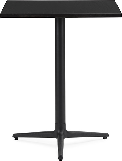 Allez Tisch 60 cm quadratisch mit Tischplatte aus Eiche auf drei Beinen