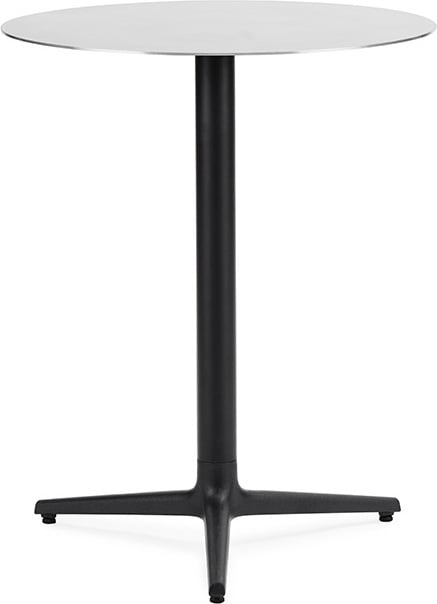 Allez Tisch 60 cm rund mit Stahlplatte auf drei Beinen
