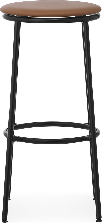 Bāra taburete Circa Ultra Leather Brandy ar polsterētu sēdekli 75 cm