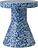 Bit Cone Hocker-Tisch blau
