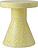 Bit Cone Hocker-Tisch gelb