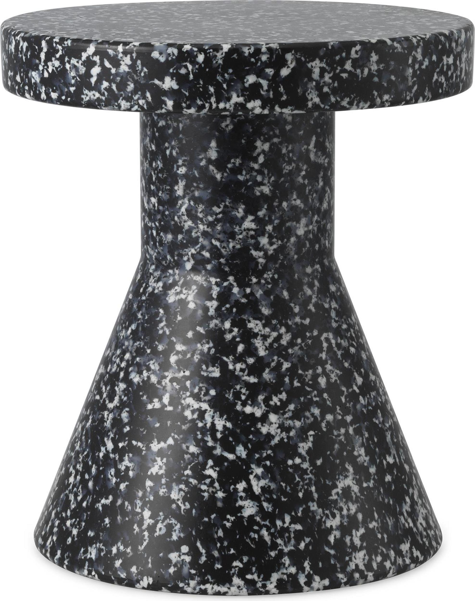 Bit Cone Hocker-Tisch schwarz-weiß