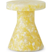 Bit Cone Miniature Kleine dekorative Figur Hocker-Tisch gelb