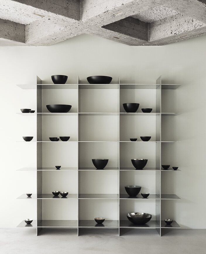 Bol Krenit, 25 cm, plateado