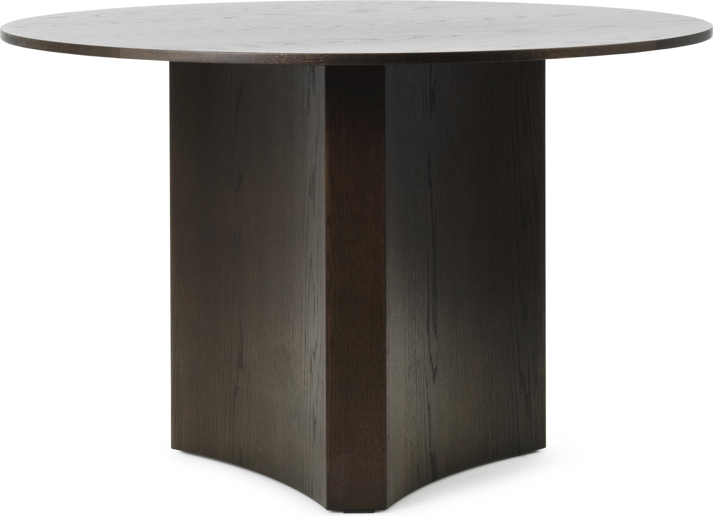 Bue Tisch 120 cm rund dunkle Eiche