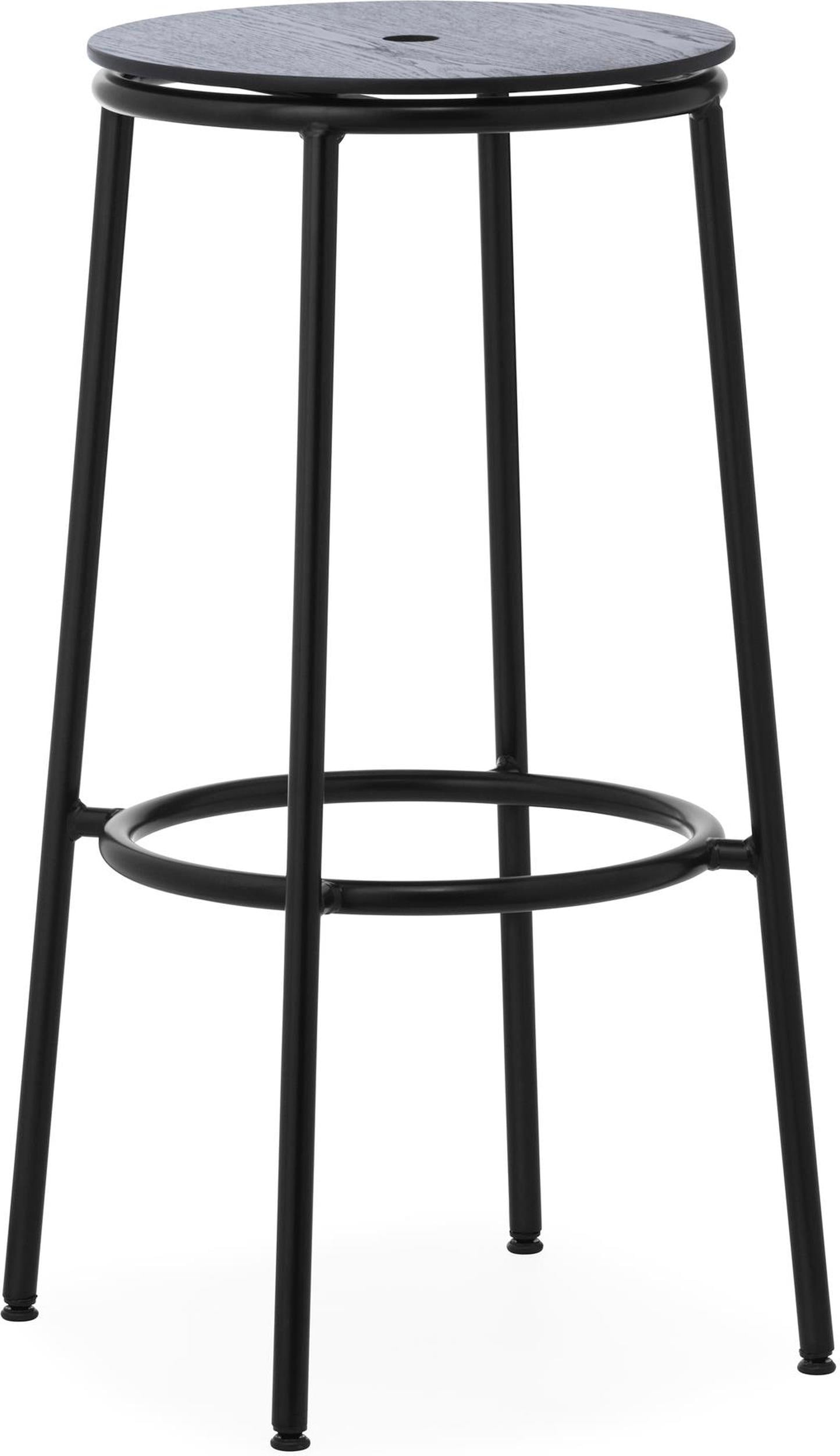 Circa Barhocker 75 cm schwarze Eiche
