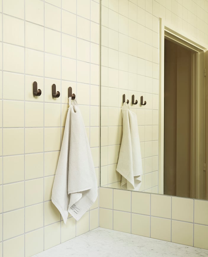 Curve Mini Kukice zidne mat zlatne 2 kom.