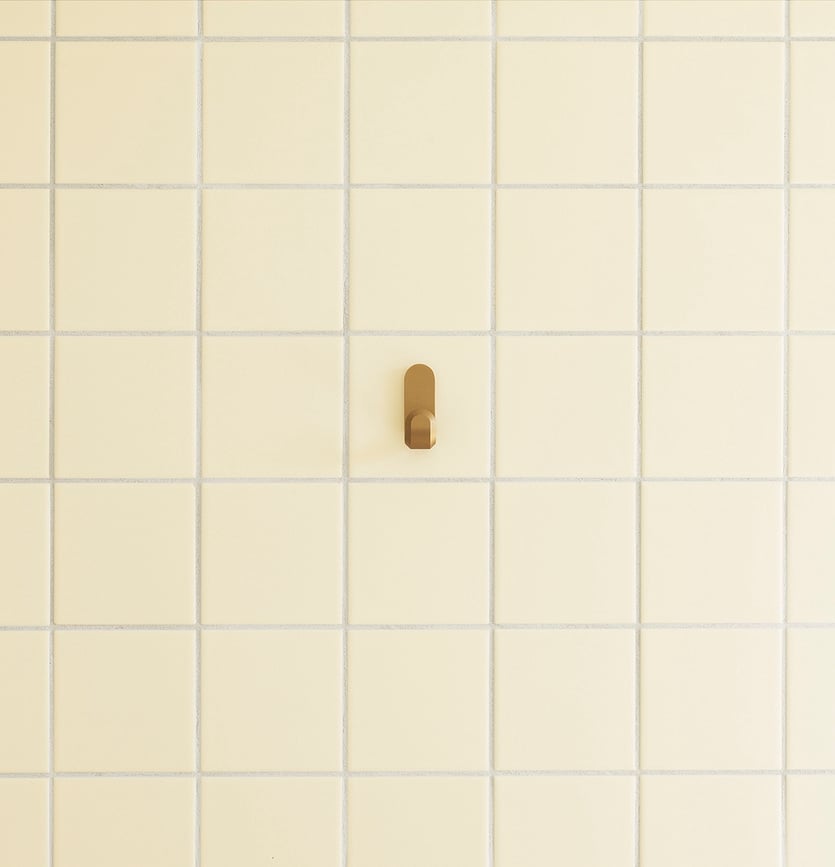 Curve Mini Kukice zidne mat zlatne 2 kom.