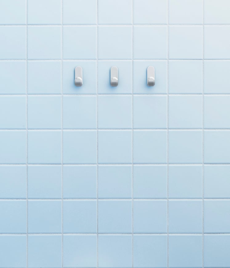 Curve Mini Kukice zidne mat zlatne 2 kom.