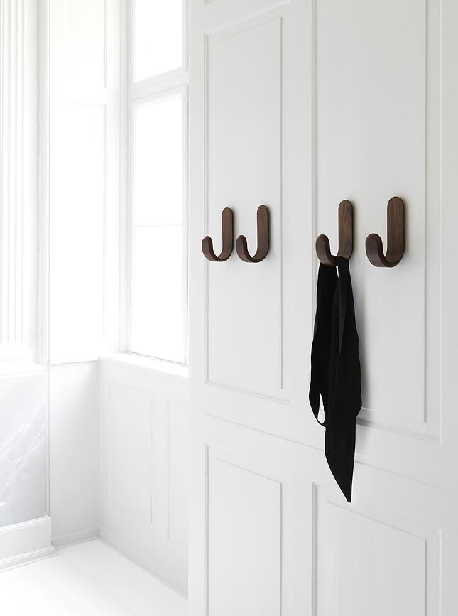 Curve Porte-manteau, noyer