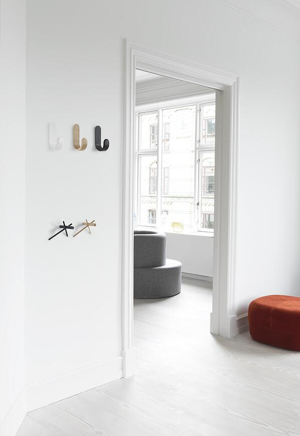 Curve Porte-manteau, noyer