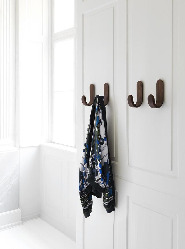 Curve Porte-manteau, noyer